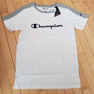 Champion Big Boys Colorblocked Logo-Print T-Shirt